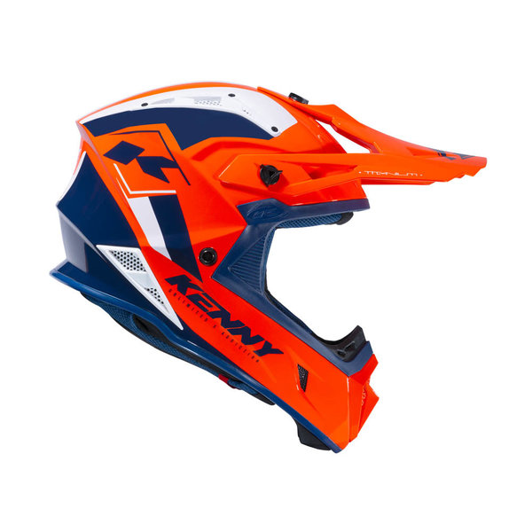 Titanium Helmet Graphic Orange 2024