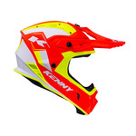 Titanium Helmet Graphic Neon Yellow Red 2024