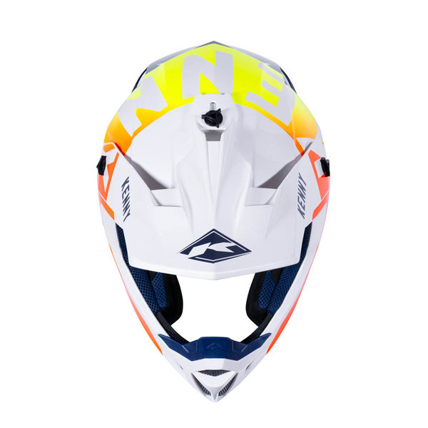 Performance Helmet Graphic White Navy Red