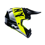 Performance Helmet Graphic Black Neon Yellow Silver