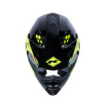 Extreme Helmet Graphic Glossy Neon Yellow