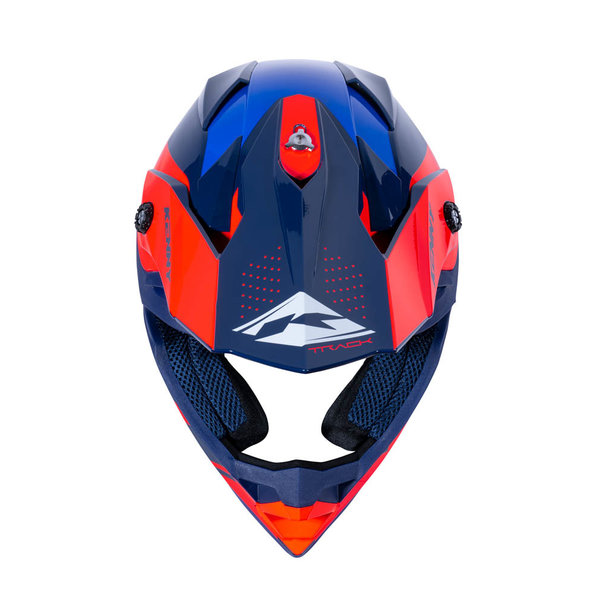 Track Helmet For Kid Neon Red 2023