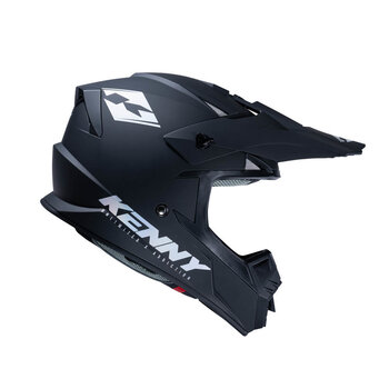 Track Helmet Solid Matt Black Holographic