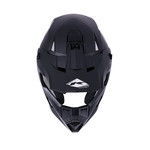 Track Helmet Solid Matt Black Holographic