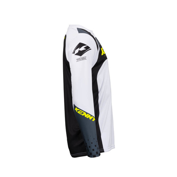 Track Focus Jersey For Adult Black White 2023