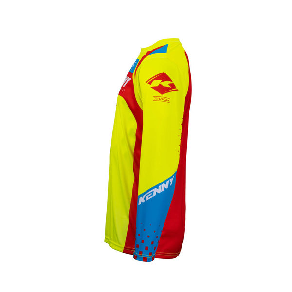 Track Focus Jersey For Kid Neon Yellow Red 2024