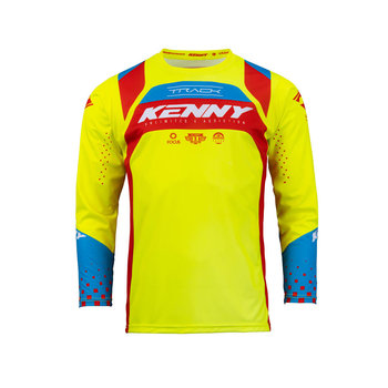 Track Focus Jersey For Kid Neon Yellow Red