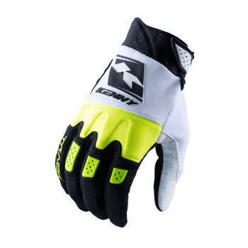 Track Gloves For Adult Black Neon Yellow 2023