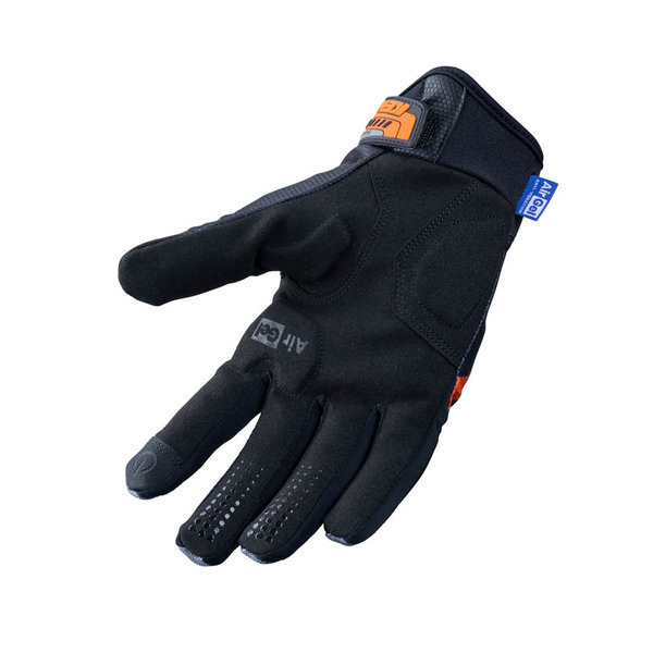 Defender Gloves Black Grey Orange
