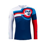 Pull In Jersey For Kid Race Navy Red