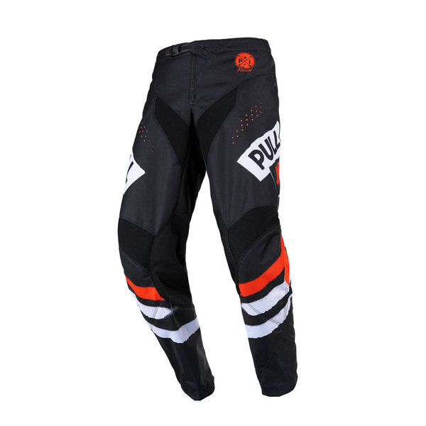 Pull In Trash Pants For Kid Black Orange 2023