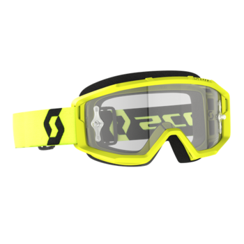 Scott Goggle Primal Clear Neon Yellow/Black Works