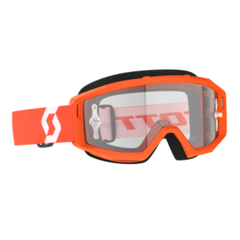 Goggle Primal Clear Orange/White Works