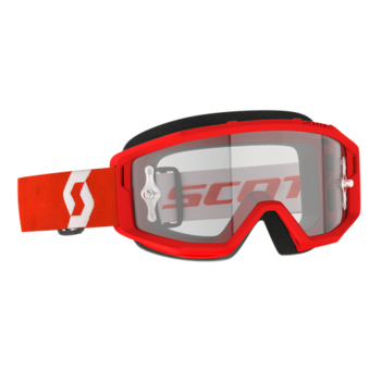 Goggle Primal Clear Red/White Works