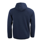 Core Hoody With Zip Navy