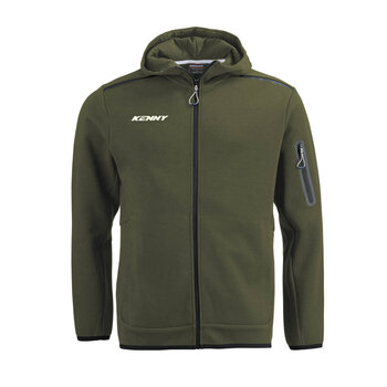 Core Hoody With Zip Kaki