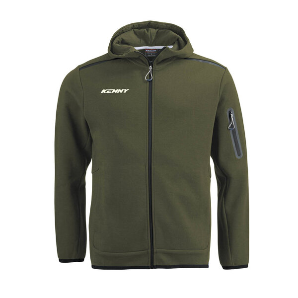 Core Hoody With Zip Kaki