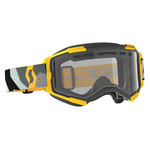 Scott Goggle Fury Enduro Camo ( Double Ventilated Lens)  Grey/Yellow Clear Works
