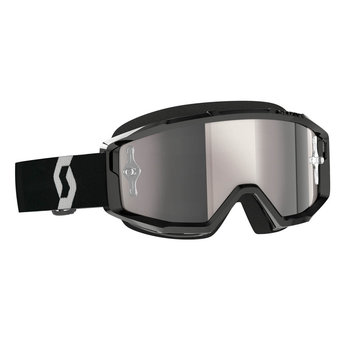 Scott Goggle Primal Black/White Silver Chrome Works