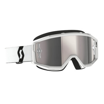 Scott Goggle Primal White Silver Chrome Works