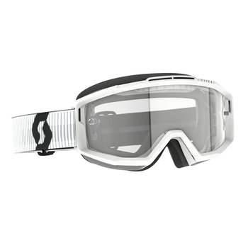 Goggle Split OTG White Clear Works (Speciaal Voor Brildragers)