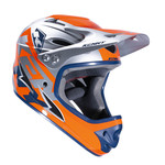 Graphic Downhill Helmet Orange