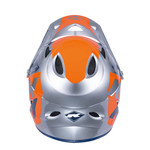 Graphic Downhill Helmet Orange