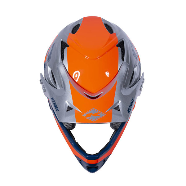 Graphic Downhill Helmet Orange