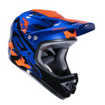 Graphic Downhill Helmet Blue