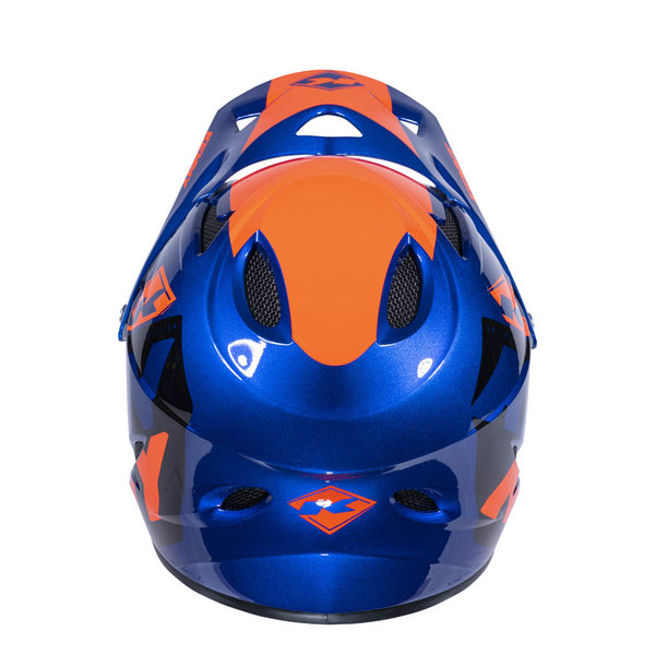 Graphic Downhill Helmet Blue