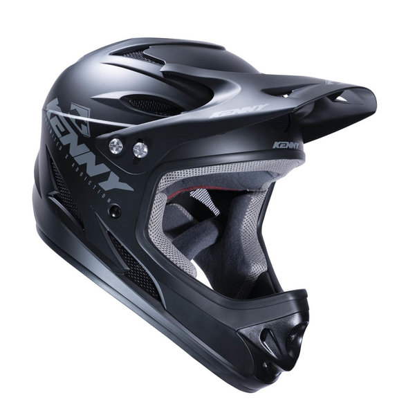 Solid Downhill Helmet Matt Black