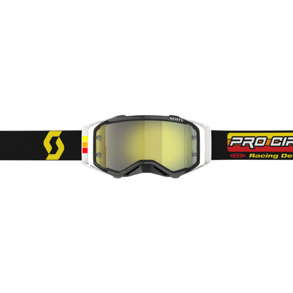 LIMITED Scott Goggle Prospect Pro Circuit Black White  Yellow Chrome Works