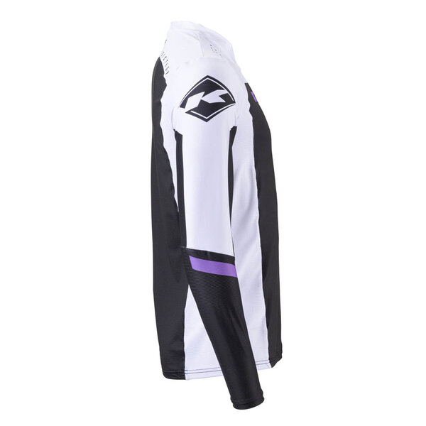 Performance Jersey Solid Black Purple
