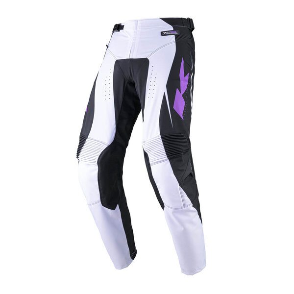 Performance Pants Solid Black Purple 2024