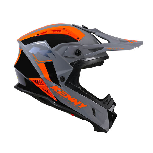 Titanium Graphic Helmet Grey Orange 2024