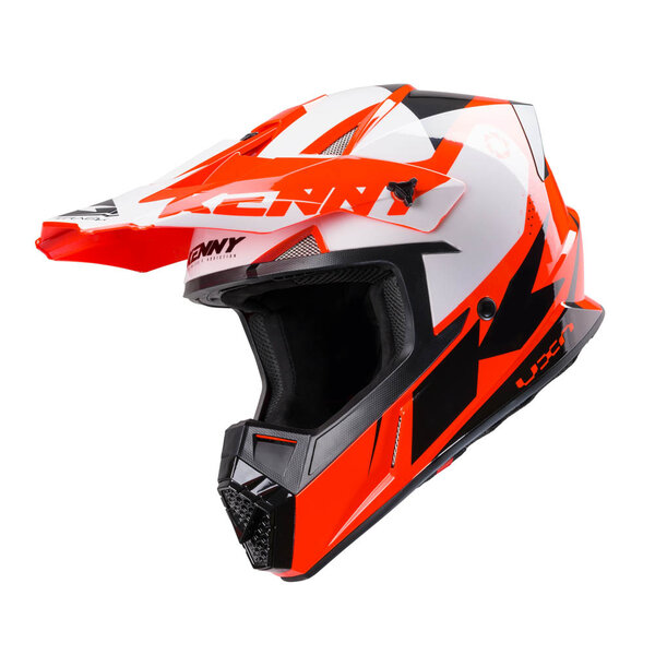 Track Graphic Helmet For Adult Fluo Red / Orange 2024