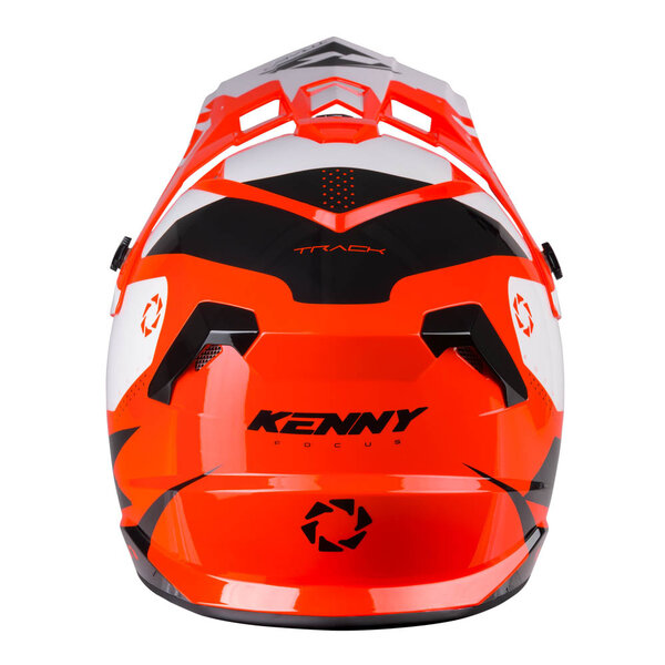 Track Graphic Helmet For Adult Fluo Red / Orange 2024