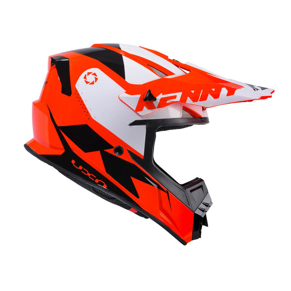 Track Helmet For Kid Fluo Red / Orange