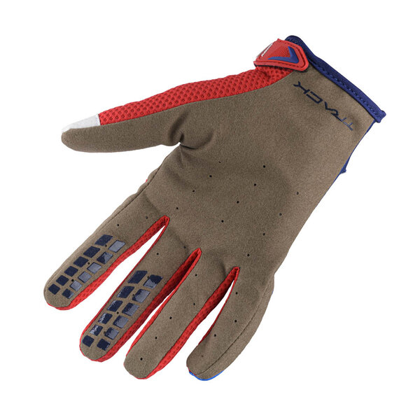 Track Gloves For Kids Navy Red 2024