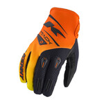Track Gloves For Kids Black Orange 2024