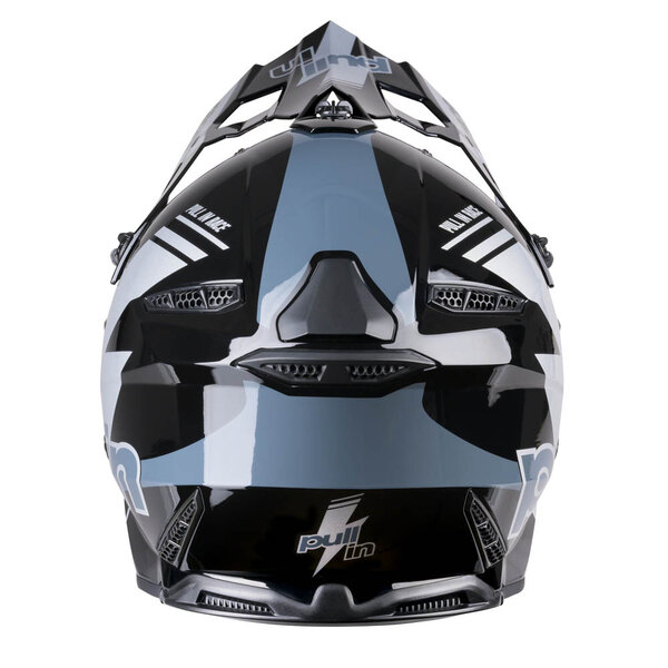 Pull In Helmet For Adult Race Black Grey 2024