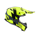 Pull In Helmet For Adult Race Neon Yellow 2024