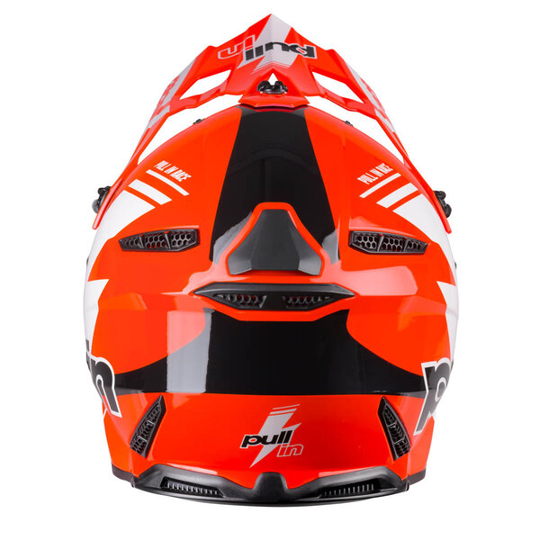 Pull In Helmet For Kid Race Neon Red 2024