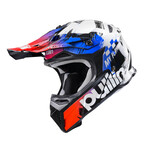 Pull In Helmet For Kid Trash White Black 2024