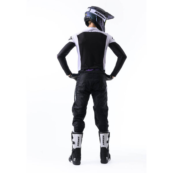 Performance Jersey Solid Black Purple