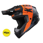 Performance Graphic Helmet Black Neon Orange 2024