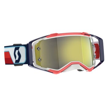 Scott Goggle Prospect Red/White Yellow Chrome Works