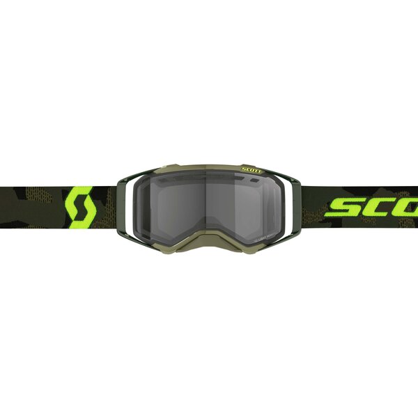 Scott Goggle Prospect Enduro Ls Kaki Green/Neon Yellow Light Sensitive Grey