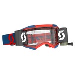 Scott Goggle Fury Wfs Dark Blue/Neon Red Clear Works