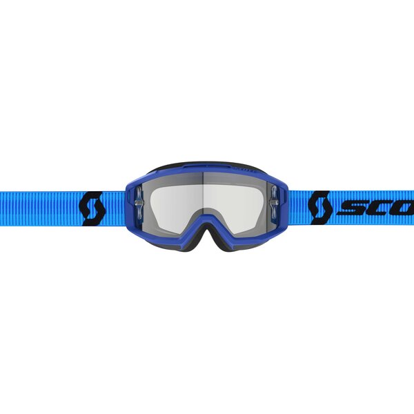 Scott Goggle Split OTG Blue/Black Clear Works (Speciaal Voor Brildragers)